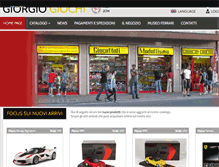 Tablet Screenshot of giorgiogiochi.com